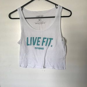 Live Fit Cropped Tee